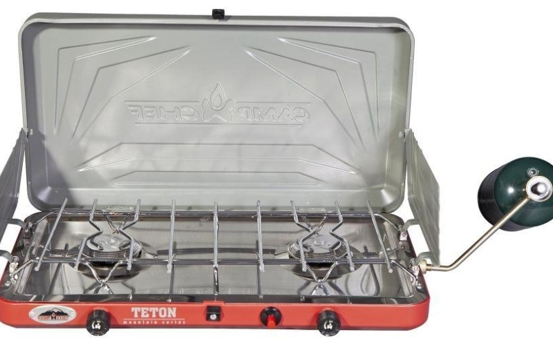Camp chef mountain series teton 2x two-burner cooking system