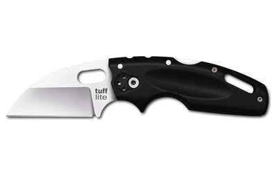 Cold Steel Tuff-Lite, 6"  Folding Knife, Tri-Ad Lock, AUS 8A/Stainless Steel, Griv-Ex Handle, Plain Edge CS-20LT
