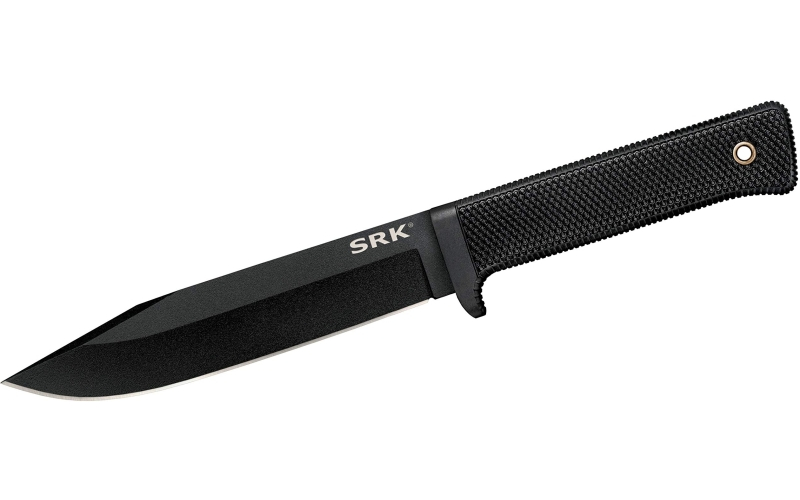 Cold Steel SRK (SK-5), Fixed Blade Knife, SK-5 with Black Tuff-Ex Finish, Plain Edge, 6" Blade CS-49LCK