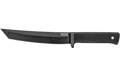 Cold Steel Recon Tanto, Fixed Blade Knife, SK-5 with Black Tuff-Ex Finish, 7" Blade CS-49LRT