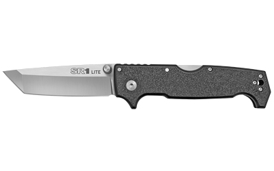 Cold Steel SR1 Lite Tanto Point, Folding Knife, 8Cr13MoV Steel, Plain Edge, 4" Blade CS-62K1A