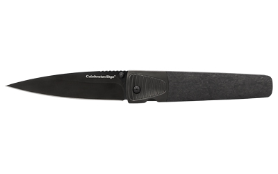 Cold Steel Caledonian 60 Series, 4.25" Folding Knife, Plain Edge Spear Point, PVD Finish, Black, Forged Carbon Fiber Handle, 20CV Construction CS-FL-42CLD