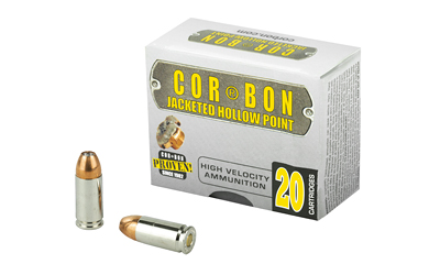 Corbon Ammo Self Defense, 9MM, 115 Grain, Jacketed Hollow Point, +P, 20 Round Box 9115