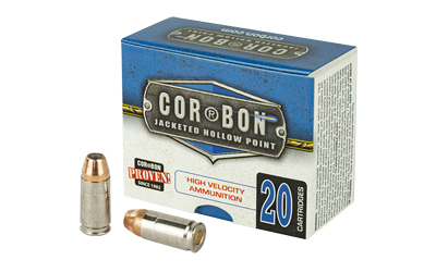 Corbon Ammo Self Defense, 9MM, 90 Grain, Jacketed Hollow Point, +P, 20 Round Box 990