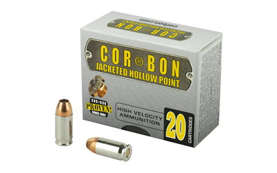 Corbon Ammo Self Defense, 380ACP, 90 Grain, Jacketed Hollow Point, 20 Round Box 38090