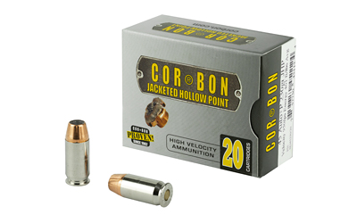 Corbon Ammo Self Defense, 45ACP, 230 Grain, Jacketed Hollow Point, +P, 20 Round Box 45230
