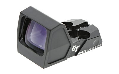 Crimson Trace Corporation RAD Micro Pro, Green Dot, Compact Open Reflex Sight, Black, 5 MOA 01-3000038