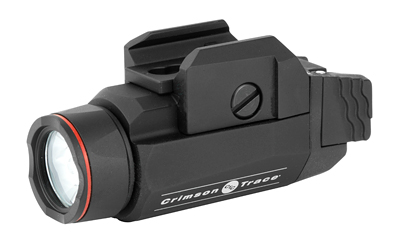 Crimson Trace Corporation Rail Master Tactical Light, Fits 1913 Picatinny Rail, High Beam, Low Beam, Strobe, And Momentary Modes, 1 Hour 50 Min Runtime at 110 Lumen, 1 Hour 5 Min Runtime at 420 Lumen on one CR123 Battery, Anodized Aluminum, Waterproof Up to 1 Meter, Black Finish CMR-208-S