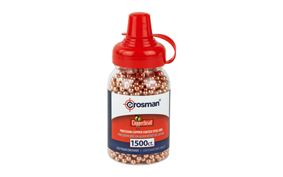 Crosman Copperhead .177 BB, 1500 BB's Per Bottle, Plastic  Bottle 0737