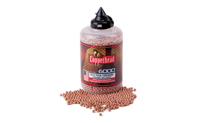Crosman Copperhead .177 BB, 6000 BB's Per Bottle, Plastic  Bottle 767