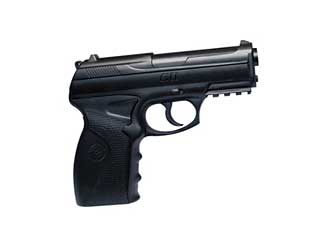 Crosman Model C11 Pistol, .177 BB, Black Synthetic Stock, CO2, Semi Automatic, 480 Feet Per Second C11