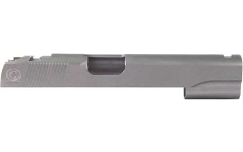 Caspian Stainless steel, bo-mar sight cut, 9mm
