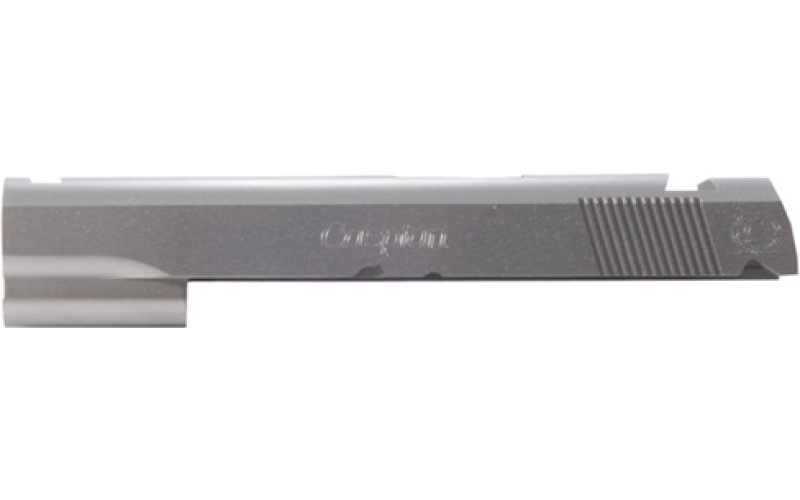 Caspian Stainless steel, low mount sight cut, 45 acp