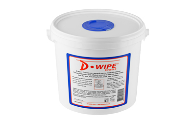D-WIPE TOWELS 6-70 CT CANISTERS