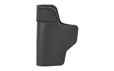 DeSantis Gunhide 179, Sof-Tuck 2.0 Inside Waistband Holster, Fits Glock 19/19 Gen 5/23/32/36/19X, Taurus PT24/7, S/A XD9/40 4", XDM3.8, Sig P225/P228/P229/P239/P220 Carry/P225-A1, Walther P99, Creed, Right Hand, Black Suede Leather 179BAB6Z0