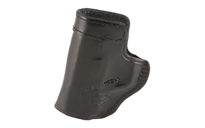 Don Hume H715-M Clip-On Holster, Inside the Pant, Fits S&WM&P Shield, Right Hand, Black Leather J167200R