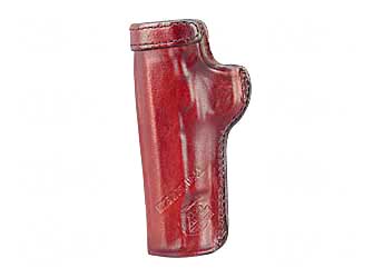 Don Hume H715M Clip-On Holster, Inside The Pant, Fits Colt Government With 5" Barrel, Right Hand, Brown Leather J168001R