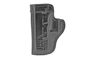 Don Hume H715M Clip-On Holster, Inside The Pant, Fits Glock 19, Right Hand, Black Leather J168740R
