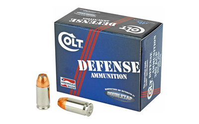 DoubleTap Ammunition Colt Defense, 380 ACP, 90Gr, Jacketed Hollow Point, 20 Round Box 380A90CT