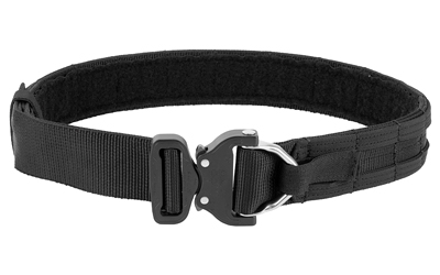 Eagle Industries OPERATOR GUN BELT, COBRA BUCKLE W/ D-RING ATTACHMENT, TWO ROWS OF MOLLE, MED 34"-39", BLACK R-OGB-CBD-MS-M-BK