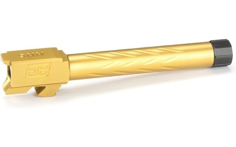 Ed Brown Threaded 5'' 9mm luger barrel for glock 17 gen4 tin gold