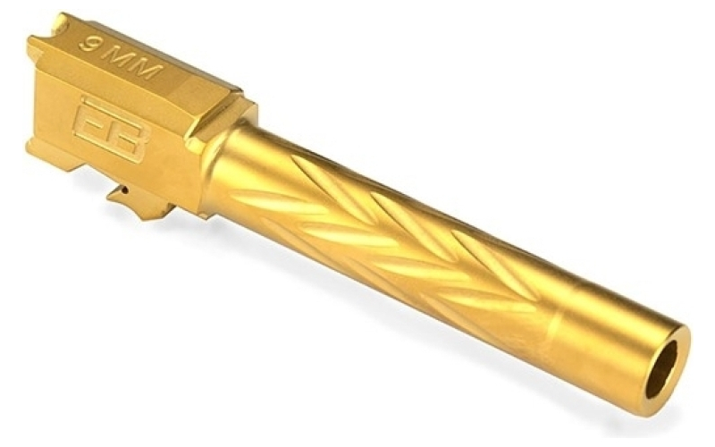 Ed Brown S&w m&p 2.0 9mm luger 4.25'' non-threaed barrel tin gold