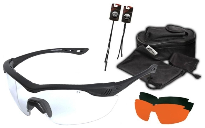 Edge overlord 3 lens safety glasses kit with 3 vapor shield lenses