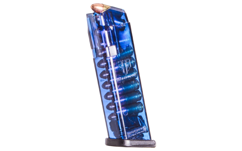 Ets blue - glock 17 17rd 9mm mag- fits glock 17 19 26 34