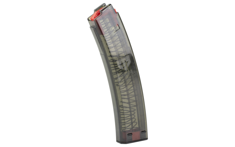 Elite Tactical Systems Group Magazine, Gen 2, 9MM, 30 Rounds, Fits All CZ Scorpion Generations, Polymer Construction, Translucent Carbon Smoke SMK-CZEVO-30G2