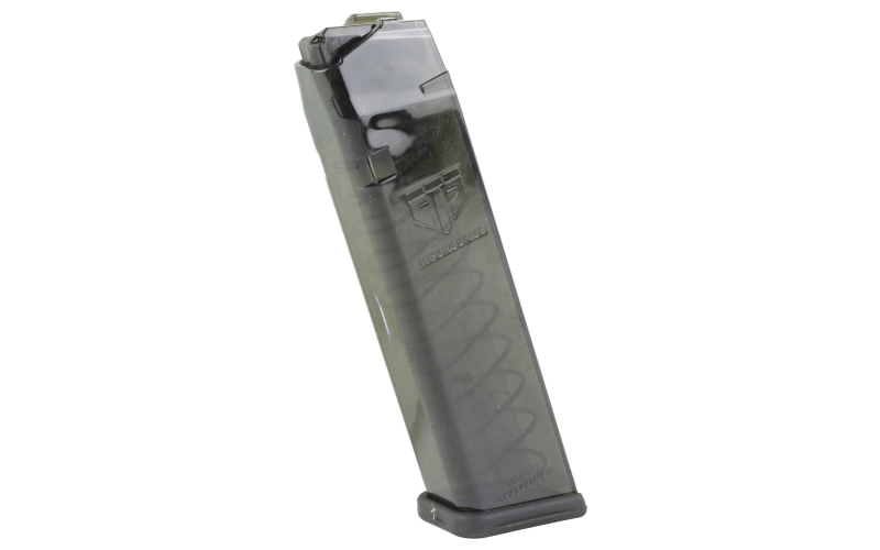 Elite Tactical Systems Group Magazine, 10MM, 20 Rounds, For Glock 20/29/40, Carbon Smoke SMK-GLK-20-20