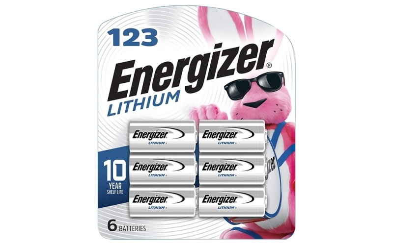 Energizer Cr 123 lithium batteries 6/pack
