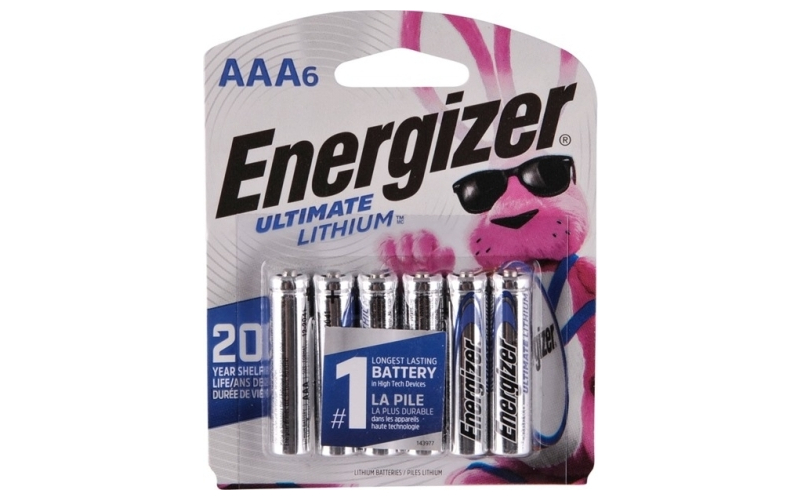 Energizer Energizer ultimate lithium aaa batteries 6 pack