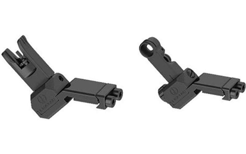 Eratac Backup offset front & rear sight for ar15 rifle w/picatinny