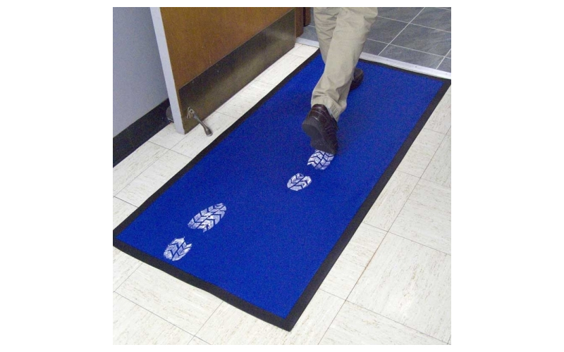 Escatech, Inc. D-step mat 28x60 blue