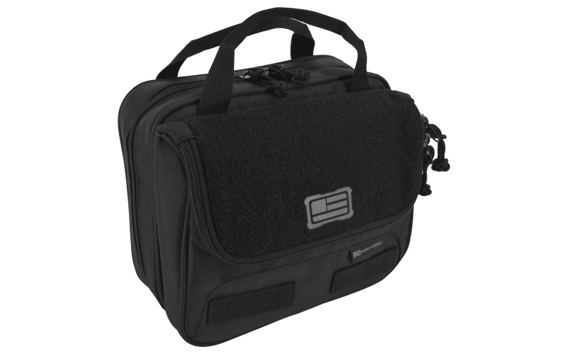 Evolution Outdoor Tactical 1680 Series, Tactical Double Pistol Case, Fits 2 Full Size Pistols, Polyester, Black 51283-EV