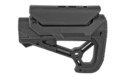 F.A.B. Defense GCCP, AR-15 Buttstock, Small and Compact Design, Cheek Rest Included, Fits Mil-Spec And Commercial Tubes, Black FX-GLCORESCP
