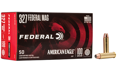 Federal American Eagle, 327 Federal Magnum, 100 Grain, Soft Point, 50 Round Box AE327