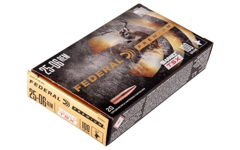 Federal 25-06 remington 100gr barnes tsx 20/box