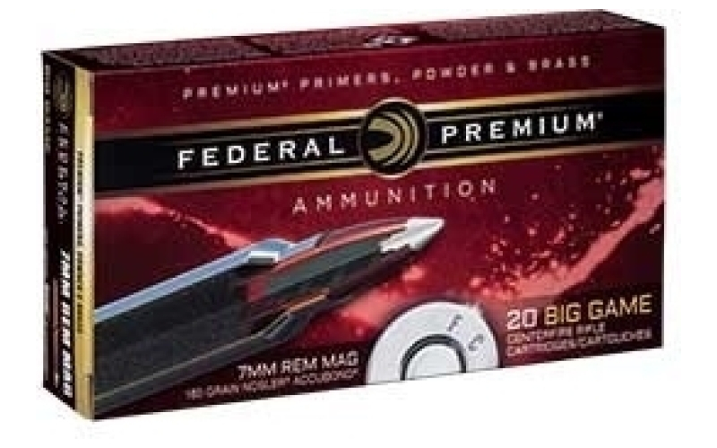Federal Fed ammo 7mm-08 140 gr vital-shok 20/b