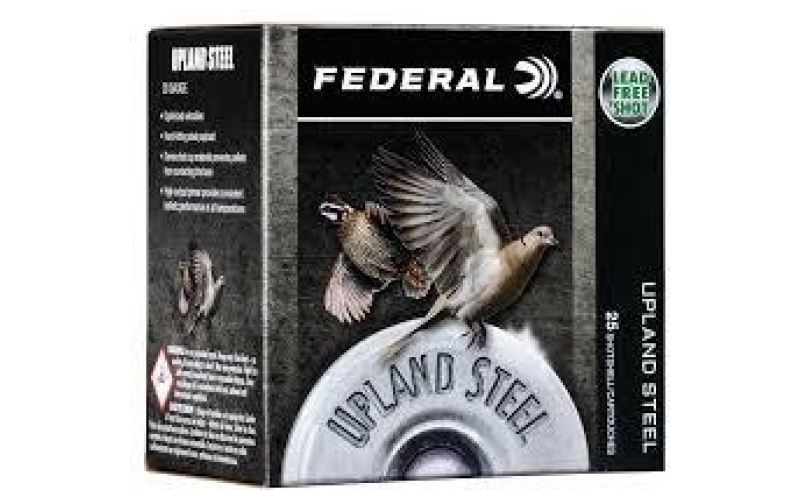 Federal field & range steel 28ga 2 3/4" 5/8oz 6 upland steel ammo 25rd