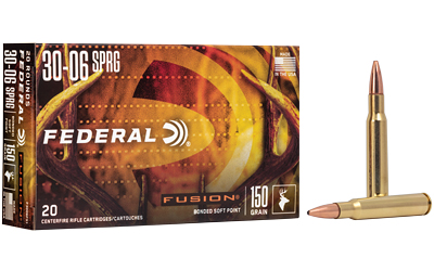 Federal Fusion, 30-06, 150 Grain, Soft Point, 20 Round Box F3006FS1