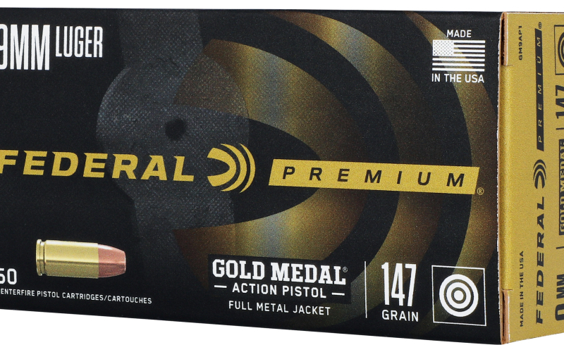FED GLD MDL ACT 9MM 147GR FMJ 50/500