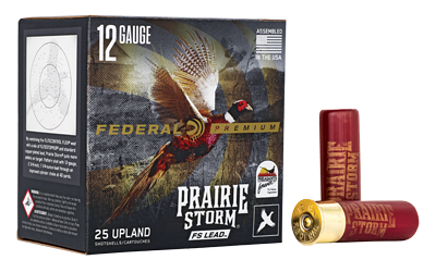 Federal Premium, Prairie Storm, 12 Gauge 3", FS Lead, #5, 1 5/8oz, 25 Round Box PFX129FS5