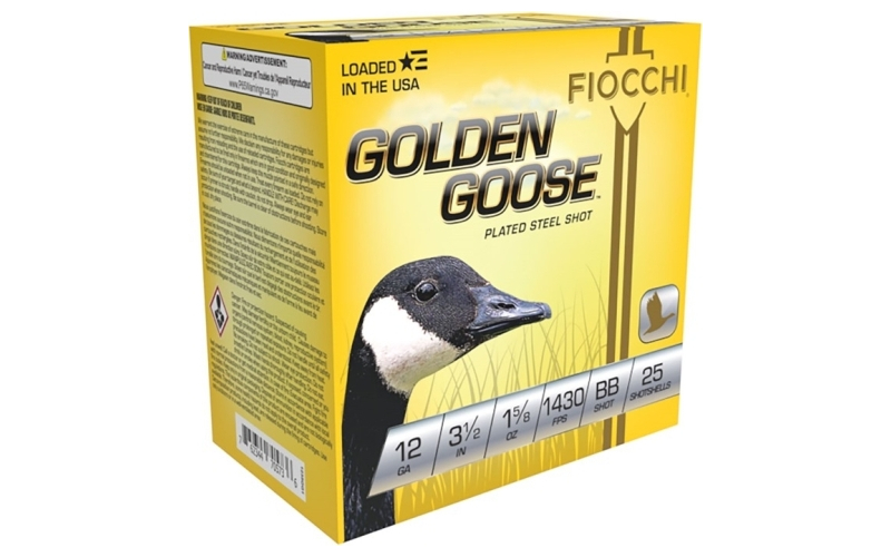 Fiocchi Ammunition Fiocchi golden goose 12ga 3.5'' 1-5/8oz #bb 25/bx