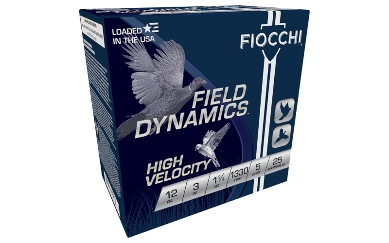 Fiocchi Ammunition Fiocchi high velocity 12ga 1330fps 1 3/4oz #5 25/bx