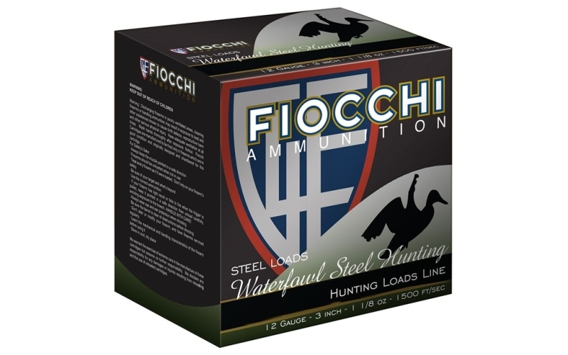Fiocchi Ammunition Fiocchi 123st speed steel 12ga 3''max 1-1/8oz shot 3shot 25bx