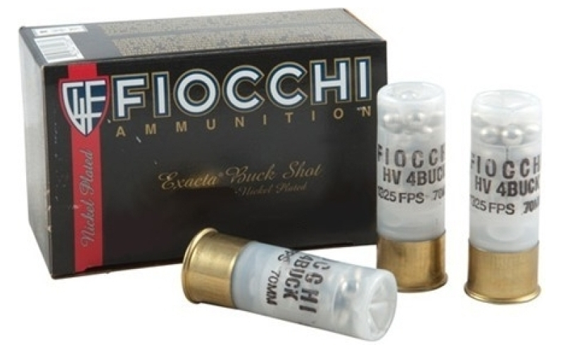 Fiocchi Ammunition Fiocchi nickel plated buckshot 2-3/4'' #00