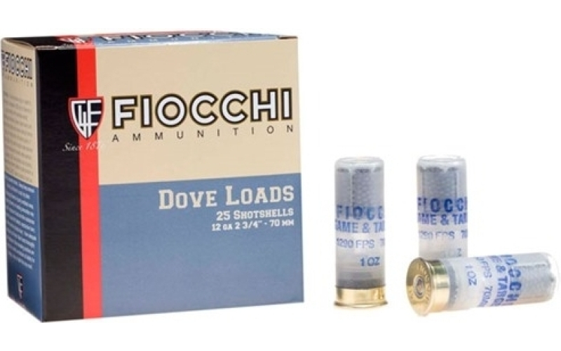 Fiocchi Ammunition Fiocchi game load 12ga 2.75'' 1oz #7.5 25/bx