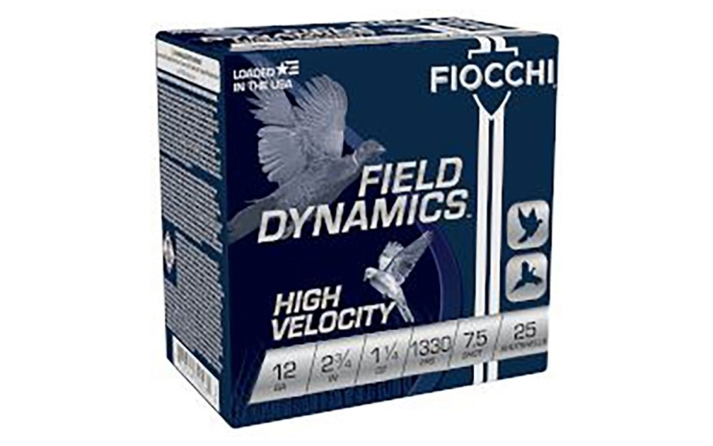 Fiocchi Ammunition 12 gauge 2-3/4'' 1-1/4oz #7.5 25/box