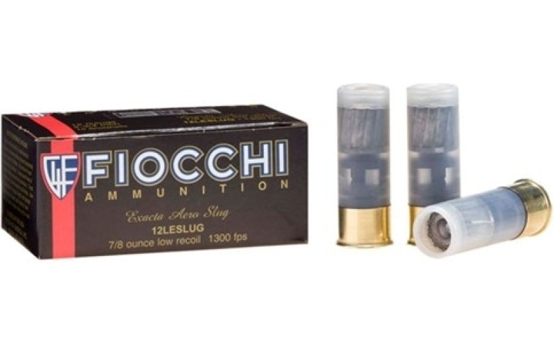 Fiocchi Ammunition Fiocchi aero slug low recoil 12ga 2.75'' 7/8oz 10/bx